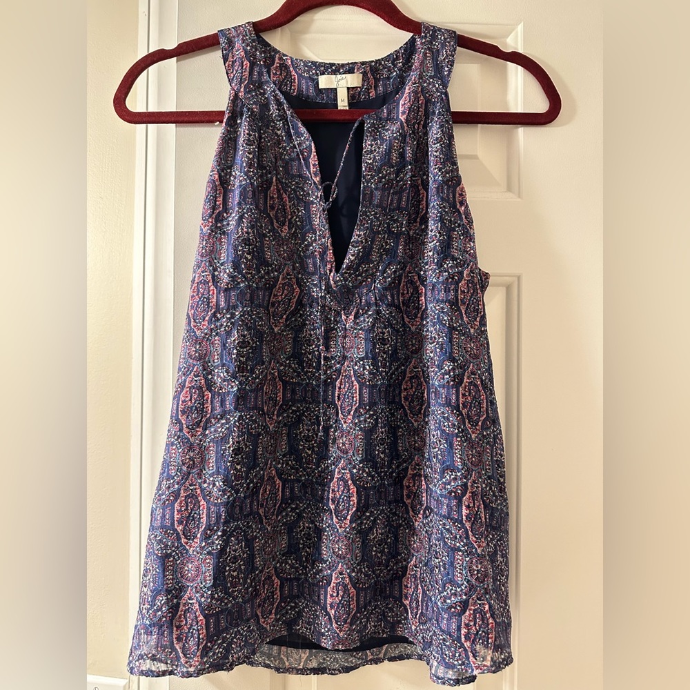 Joie silk blend halter neckline tank